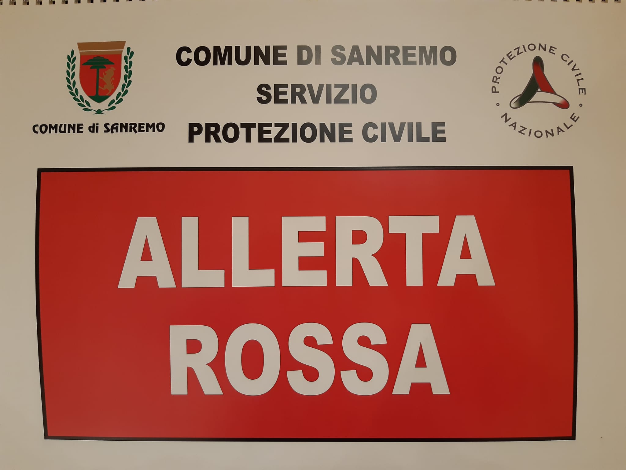 ALLERTA ROSSA