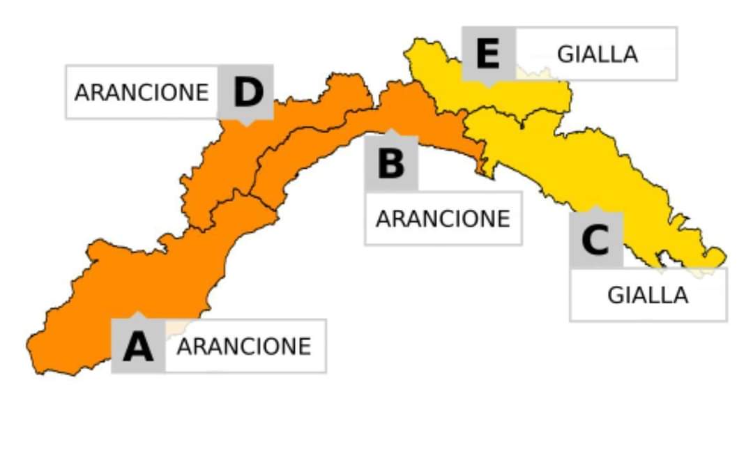 allerta arancione ottobre