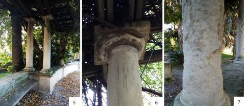 Pergola e vasi del Parco Ormond